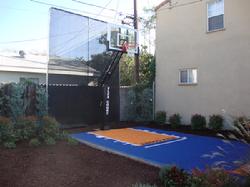 Sports Courts with Back Splash to catch the ball